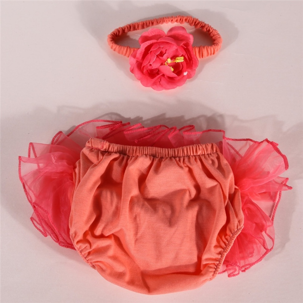 🌸 Newborn Ruffled Bloomers Set, Photo prop 🌸 - Picture 6 of 7